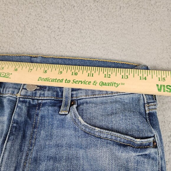 Levis 513 Jeans Mens 30x30 Blue Slim Fit Straight Leg Denim Stretch Cotton Blend - Picture 3 of 8